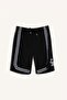 C1840 Black Defactofit Quick Dry Standard Fit Sportsman Short Leg Heavy Fabric Shorts - 8