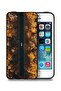 غطاء حماية لجهاز Apple iPhone 5/5s/SE مطبوع عليه صورة طريق في أشجار الخريف