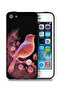 غطاء حماية لجهاز Apple iPhone 5/5s/SE برسومات طيور لطيفة