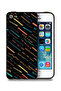 جراب حماية لجهاز Apple iPhone 5/5s/SE بنمط خطوط تجريدية X
