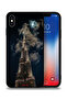 غطاء حماية لجهاز Apple iPhone XS Max بطباعة برج خليفة في الليل