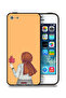 غطاء حماية لجهاز Apple iPhone 5/5s/SE يحمل ورقة شجر