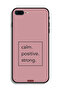 Apple iPhone 8 Plus Protective Case Calm Positive Strong - 2