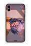 Protective Case For Apple iPhone X Girl And Space Art