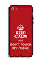 جراب حماية لهاتف Apple iPhone 5/5s/SE - حافظ على هدوئك ولا تلمس هاتفي - 2