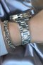 5Atm Waterproof Green Dial Steel Women Wristwatch Bracelet Gift with All Functions Active Calendar - 2