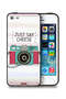 جراب حماية لجهاز Apple iPhone 5/5s/SE مطبوع عليه Just Say Cheese