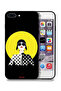 Apple iPhone 8 Plus Protective Case Stylish Girl Art