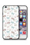 غطاء حماية لجهاز Apple iPhone 6 Plus/6s Plus بطبعة أرنب وفراشات