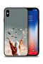 غطاء حماية لجهاز Apple iPhone XS - طيور تحلق