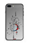 Apple iPhone 7 Plus Protective Case Moon And Arrows Art Pattern - 2