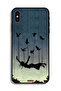 غطاء حماية لجهاز Apple iPhone XS Max - طيور تحمل فتاة ساقطة - 2