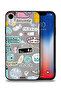 جراب حماية لجهاز Apple iPhone XR بملصقات Good Vibes