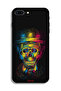 Apple iPhone 8 Plus Protective Case Skull Colorful Hat Fantasy Art - 2