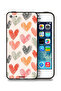 غطاء حماية بتصميم قلوب لهاتف Apple iPhone 5/5s/SE