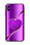 غطاء حماية لامع على شكل قلب من Apple iPhone XS Max - 2