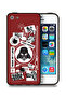 غطاء حماية لجهاز Apple iPhone 5/5s/SE - ملصق "مرحبًا بكم في الجانب المظلم"