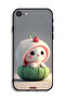 جراب حماية لجهاز Apple iPhone 7 على شكل أرنب صغير لطيف - 2