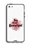 غطاء حماية لجهاز Apple iPhone 5/5s/SE - أنت جميلة - 2