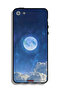 غطاء حماية لجهاز Apple iPhone 5/5s/SE بتصميم غيوم القمر - 2