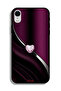 غطاء حماية لجهاز Apple iPhone XR بتصميم قلب ماسي - 2
