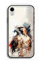 غطاء حماية لجهاز Apple iPhone XR بتصميم نسر تجريدي - 2