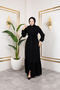 Medina Silk Ruffle Detail Feracce - 6