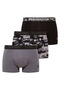 U.S. Polo Assn. 80542 Men's Cotton 3-Piece Boxer Black-Anthracite