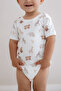 Short Sleeve Baby Body - Pureline Series - Cute Animals - 4
