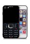 Apple iPhone SE (2020) Protective Case Old Phone Pattern