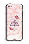 غطاء حماية لجهاز Apple iPhone 5/5s/SE بتصميم ثلاثة قلوب على كتاب - 2