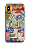 Protective Case For Apple iPhone X Stickers Of Different Cities