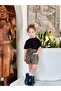 Girl's Leopard Patterned Gabardine Shorts Skirt - 6