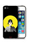 جراب حماية لجهاز Apple iPhone 5/5s/SE بتصميم فتاة أنيقة