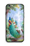 غطاء حماية لجهاز Apple iPhone 6 Plus/6s Plus بنقشة الطاووس - 2