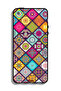 غطاء حماية لجهاز Apple iPhone 5/5s/SE بنقشة مربعات ماندالا - 2