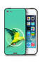 غطاء حماية لجهاز Apple iPhone 5/5s/SE بتصميم فن تجريدي ببغاء