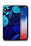 غطاء حماية لهاتف Apple iPhone XS Max بنقشة أوراق الشجر