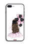 Apple iPhone 8 Plus Protective Case Holding Balloons Girl Art - 2