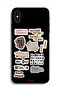 Protective Case For Apple iPhone X Good Luck Quotes Stickers