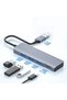 Say Goodbye to Clutter with the 4'1 Type-C USB Hub Adapter - Multi-Port Type-C&Usb Extender - 4