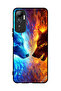 غطاء حماية لهاتف Infinix Hot 20 Water & Fire Wolf