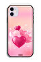 جراب حماية لجهاز Apple iPhone 12 برسومات قلوب جميلة - 2
