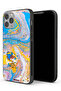 غطاء حماية لجهاز Apple iPhone 12 Pro Max بتصميم أحجار كريمة ملونة تجريدية