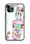 غطاء حماية لجهاز Apple iPhone 11 Pro Max - Donut Worry Girl - 2