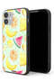 Apple iPhone 11 Protective Case Fruits Watercolor Art