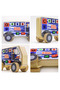 Truck Busy Board for Toddlers – Montessori Wooden Sensory Toy for Kids 3+ - 3