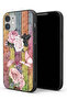 Apple iPhone 11 Protective Case Peach Butterflies And Roses