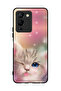 غطاء حماية لهاتف Infinix Note 12 Pro 5G بتصميم قطة لطيفة