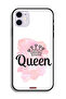غطاء حماية لجهاز Apple iPhone 12 بتصميم Queen Art - 2